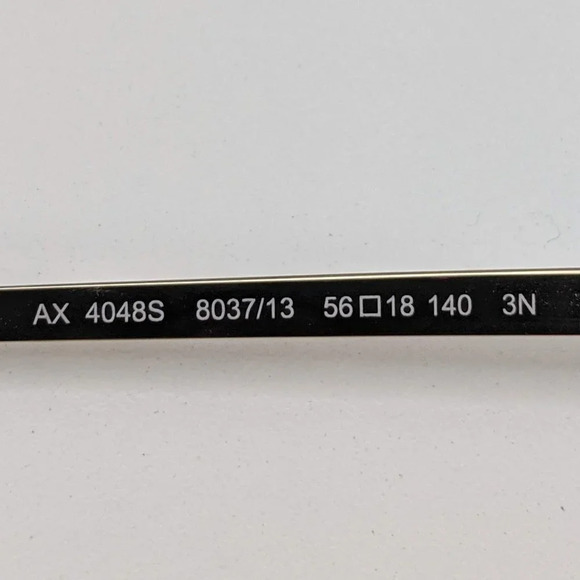 🕶️Frame Only | Armani Exchange AX4048S 8037/13 Sunglasses 56/18 140 /ALE757🕶️ - Picture 3 of 6